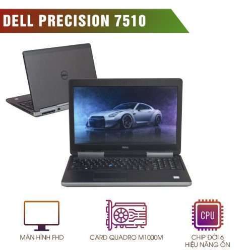DELL 7510 (I7-6820HQ/RAM 8GB/SSD 256G+HDD 500G/VGA-M1000M) - CUONG COMPUTER