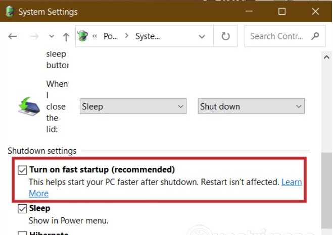 Cách Sửa Lỗi Máy Tính Windows Tự Restart Khi Nhấn Nút Shutdown - CUONG ...